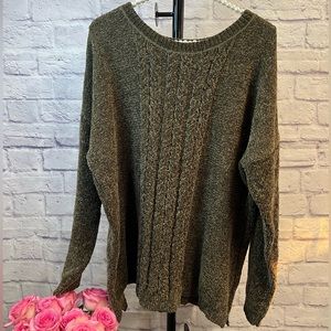 Sonoma Good For Life NWT Chenille Cable Knit Long Sleeve Sweater - Size XL